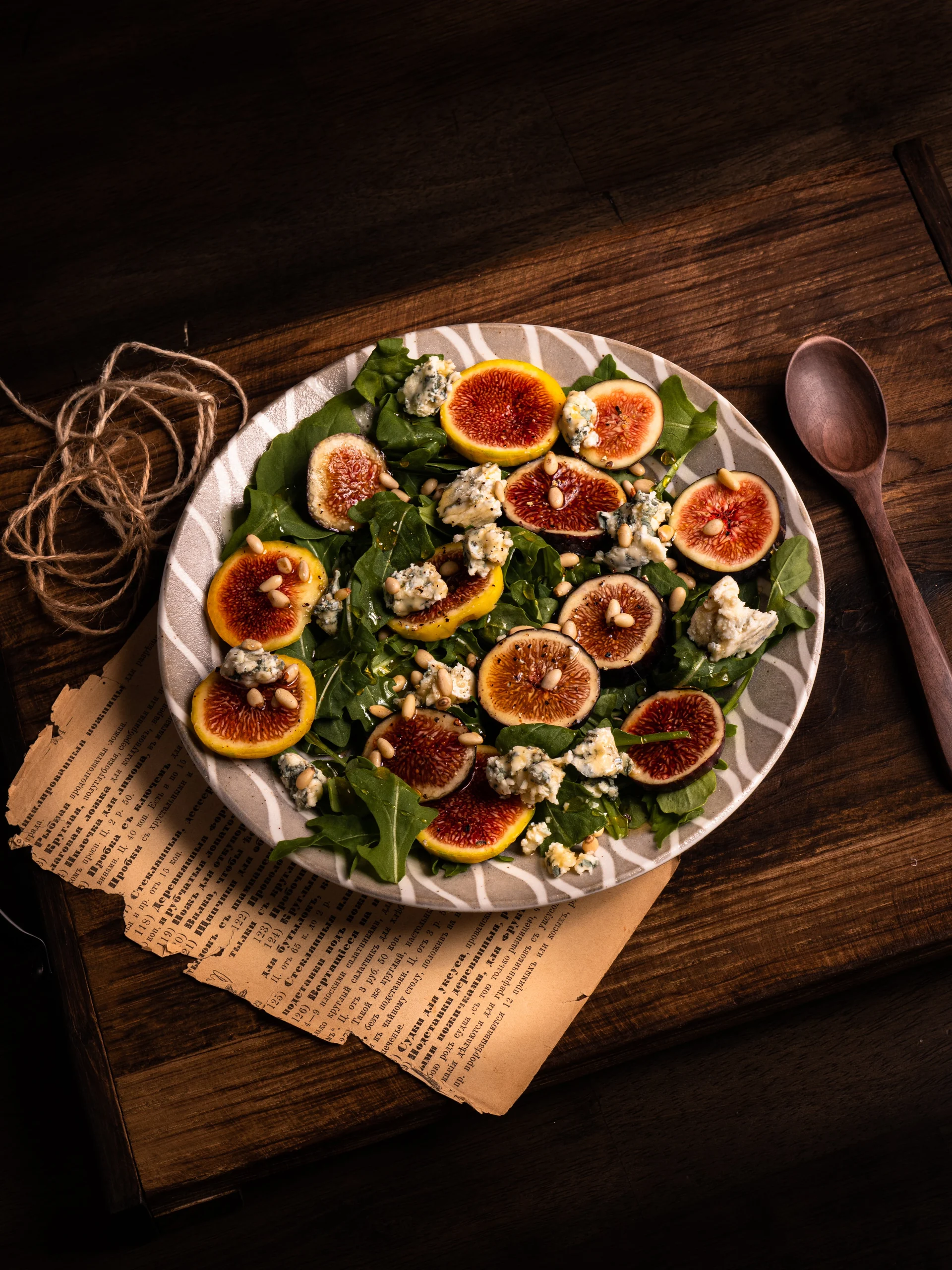 Fresh fig salad